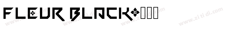 Fleur Black字体转换